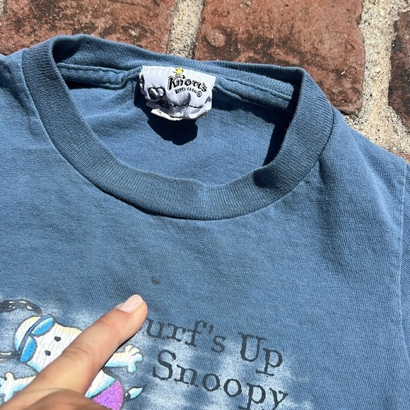 Vintage kids Knotts Berry Farm surfs up snoopy California made in USA. Size XS - Picture 7 of 13